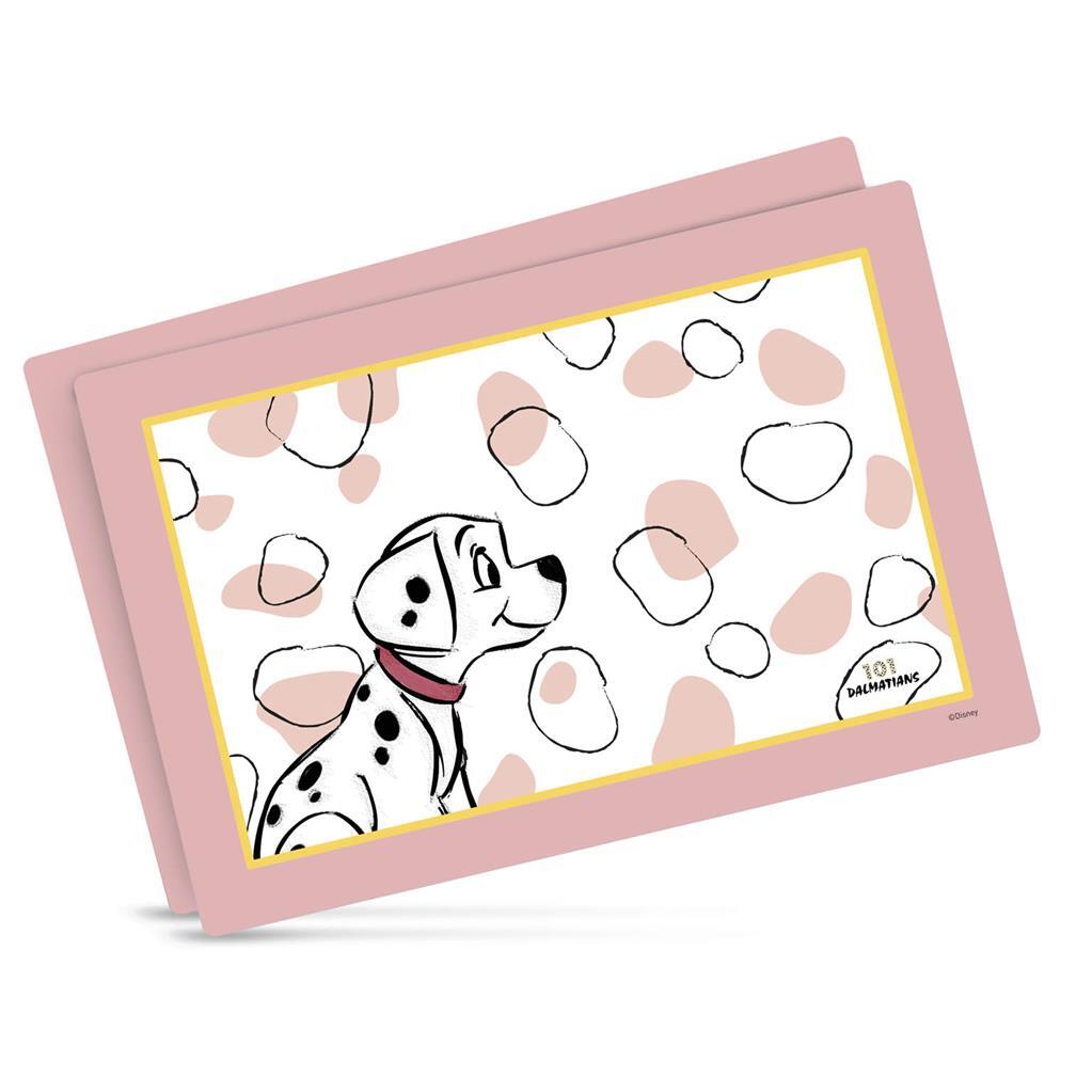 SET 2 PLACEMATS 101 DALMATIANS PINK